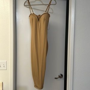 JLuxLabel Bodycon dress. Breast is padded. Straps are removable. Worn twice